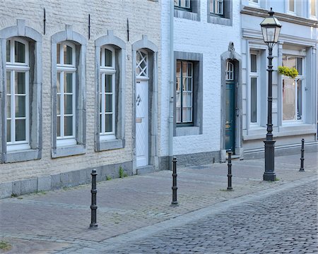 european cobblestones - Street Scene in Historic Town Centre, Aachen, North Rhine-Westphalia, Germany Stock Photo - Rights-Managed, Code: 700-03891067