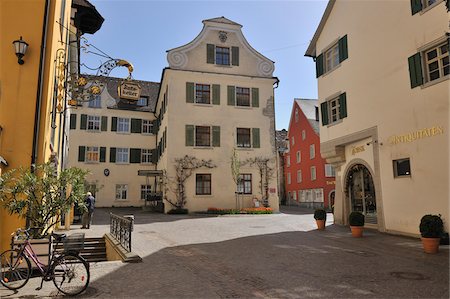 road with old buildings - Meersburg, Baden-Wurttemberg, Germany Stock Photo - Rights-Managed, Code: 700-03891108