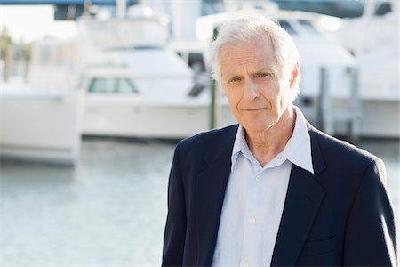 Portrait of Man at Yacht Club Fotografie stock - Rights-Managed, Codice: 700-03891374