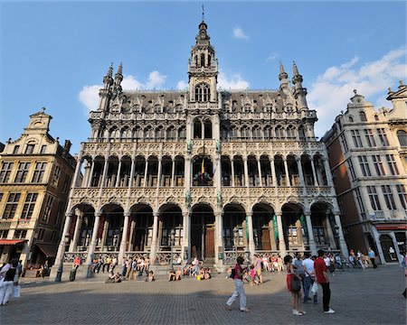 Maison du Roi, Grand Place, Brussels, Belgium Foto de stock - Con derechos protegidos, Código: 700-03893422