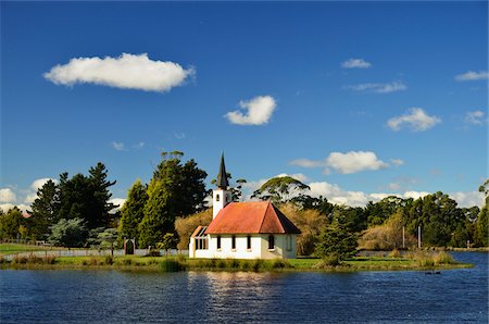 Hochzeitskapelle, Grindelwald Village, Tasmanien, Australien Stockbilder - Lizenzpflichtiges, Bildnummer: 700-03907011