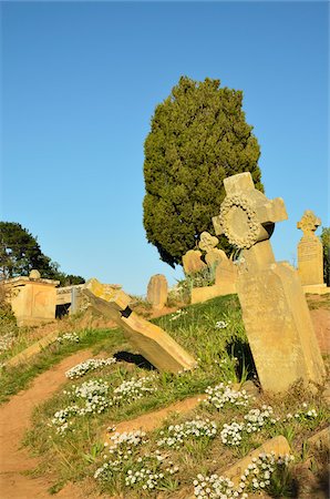 richmond - Graveyard, St John's Church, Richmond, Tasmania, Australia Foto de stock - Direito Controlado, Número: 700-03907025