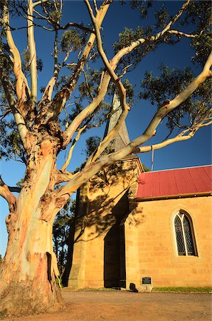 st john's church - St John's Church, Richmond, Tasmania, Australia Foto de stock - Direito Controlado, Número: 700-03907023