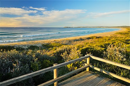 sonnendeck - Strand in der Nähe Bermagui, New South Wales, Australien Stockbilder - Lizenzpflichtiges, Bildnummer: 700-03907064