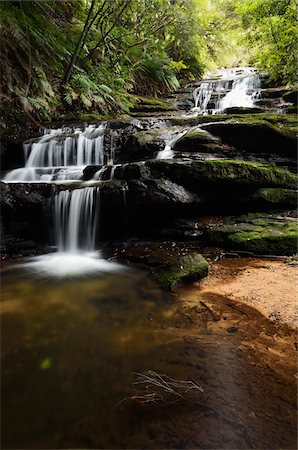 Leura Cascades, Blue-Mountains-Nationalpark, New South Wales, Australien Stockbilder - Lizenzpflichtiges, Bildnummer: 700-03907071