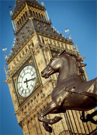 Big Ben, London, England Foto de stock - Direito Controlado, Número: 700-03907803