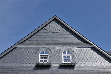 Close-Up of Historical House, Winterberg, Hochsauerland, North Rhine-Westphalia, Germany Stock Photo - Rights-Managed, Code: 700-03958086