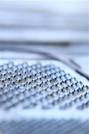 Abstract View Of Metal Grater Stock Photo - Rights-Managed, Code: 824-07562788