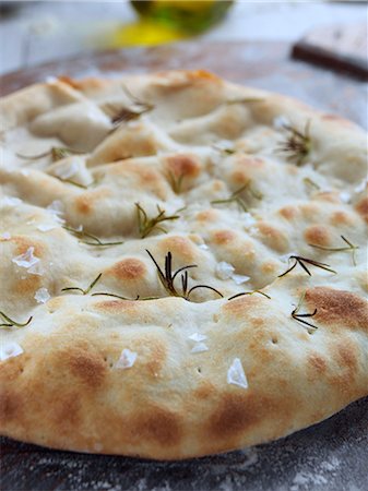 White pizza Photographie de stock - Rights-Managed, Code: 824-07586205