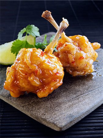 Angel wings chicken in tempura Stock Photo - Rights-Managed, Code: 824-07586219