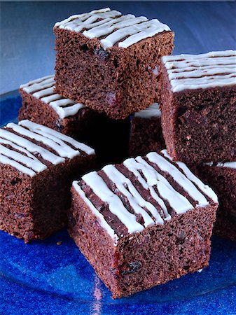 Mocha cranberry brownies Photographie de stock - Rights-Managed, Code: 824-07586289