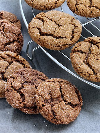 schnappschuss - Ginger snappers American biscuits Stockbilder - Lizenzpflichtiges, Bildnummer: 824-07586352