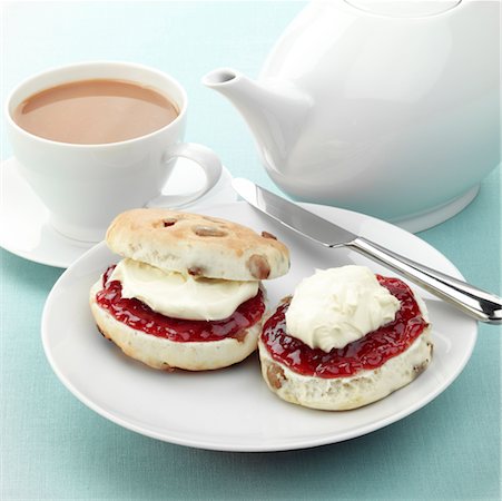 scones - Cream tea Stock Photo - Rights-Managed, Code: 824-02291868