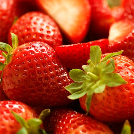 Fresh strawberries Foto de stock - Con derechos protegidos, Código: 824-02291888