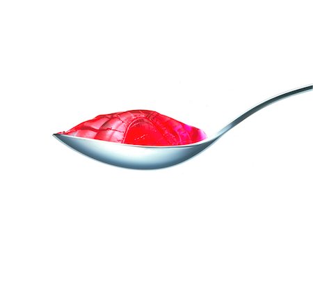 Jelly on spoon Stock Photo - Rights-Managed, Code: 824-02887719