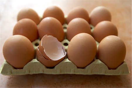 egg carton - Freerange Eggs Stock Photo - Rights-Managed, Code: 824-02888192