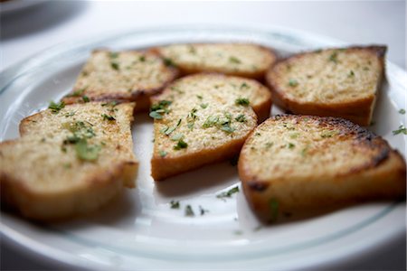 pan de ajo - Garlic Bread Foto de stock - Con derechos protegidos, Código: 824-02888216