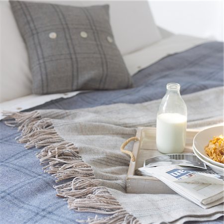 Breakfast in Bed Stock Photo - Rights-Managed, Code: 824-03722446