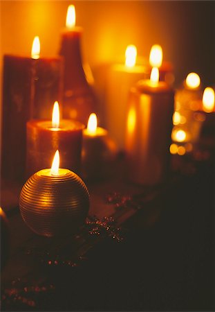 Candles Stock Photo - Rights-Managed, Code: 825-05814416