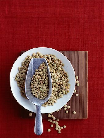 Green lentils Stock Photo - Rights-Managed, Code: 825-05814527