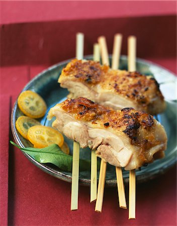 simsearch:825-05815251,k - Boned chicken leg grilled with mustard Stock Photo - Rights-Managed, Code: 825-05815239