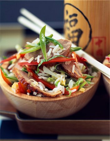 Cantonese rice with duck Stock Photo - Rights-Managed, Code: 825-05815233