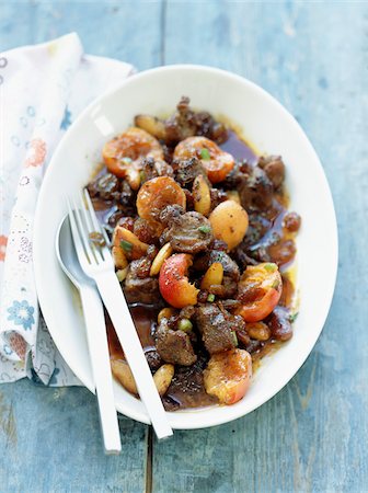 simsearch:825-02307052,k - Lamb and apricot stew Stock Photo - Rights-Managed, Code: 825-05811153