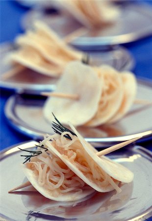simsearch:825-05815241,k - Celeriac, smoked cod's roe and pastry appetizers Stock Photo - Rights-Managed, Code: 825-05811352