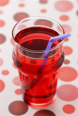 Glass of pomegranate syrup Stock Photo - Rights-Managed, Code: 825-05812448