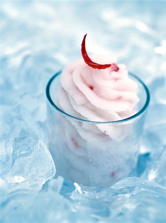 pink pepper - Red pepper sorbet Stock Photo - Rights-Managed, Code: 825-05812788