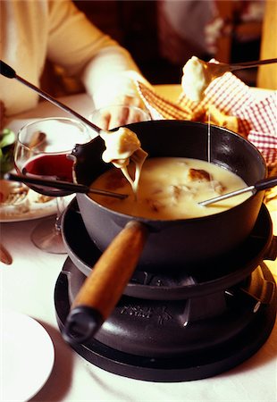 fondue (mets) - Fondue de Savoie Photographie de stock - Rights-Managed, Code: 825-05812848
