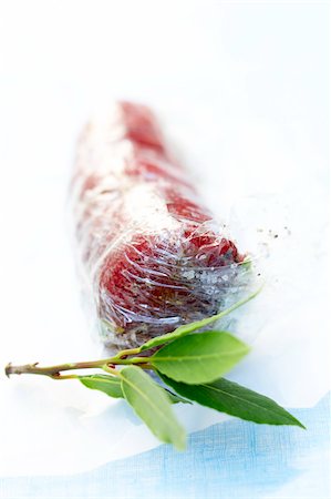 simsearch:652-03803644,k - Beef fillet wrapped in cellophane Stock Photo - Rights-Managed, Code: 825-05813931