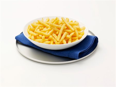 simsearch:652-03801583,k - Teller mit Pommes frites Stockbilder - Lizenzpflichtiges, Bildnummer: 825-05836612