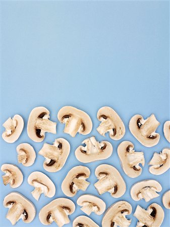 Bouton champignons tranchés Photographie de stock - Rights-Managed, Code: 825-05836625