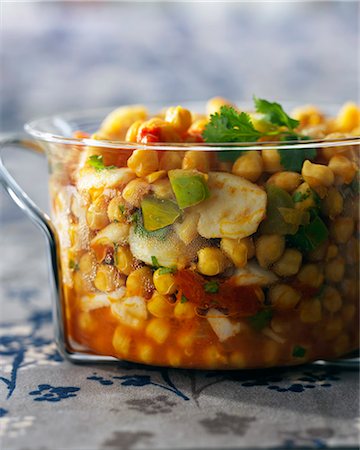 simsearch:825-03627521,k - Chickpea and salt-cod curry stew Foto de stock - Con derechos protegidos, Código: 825-05837089