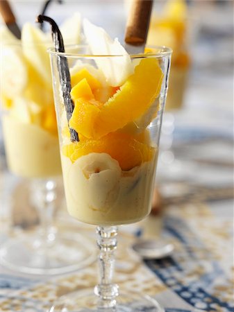 desserts with fruit sauces - Spicy exotic fruit salad Stock Photo - Rights-Managed, Code: 825-05837091