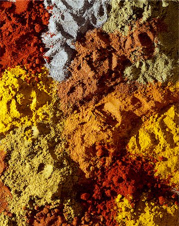 Selection of spices Foto de stock - Con derechos protegidos, Código: 825-05985366
