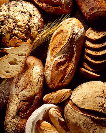 selection of bread Foto de stock - Con derechos protegidos, Código: 825-05985499