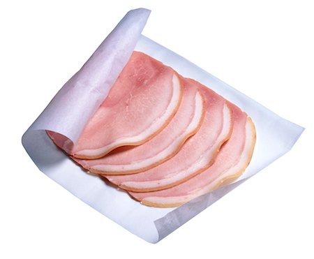 prato de frios - Slices of ham in pack Foto de stock - Direito Controlado, Número: 825-05985680