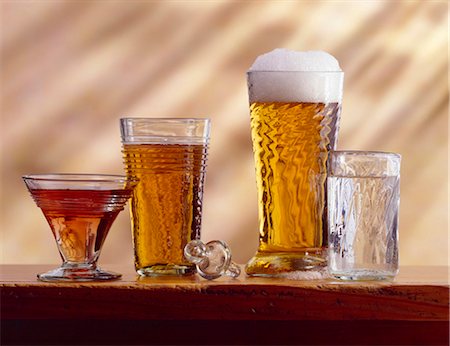 selection of drinks Stock Photo - Rights-Managed, Code: 825-05985711