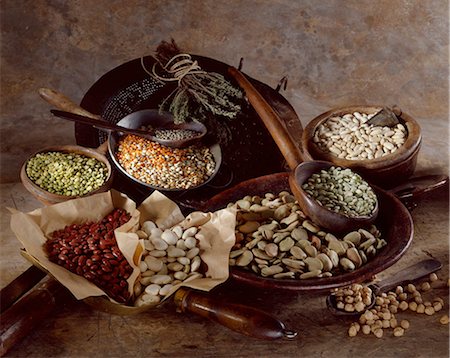 flageolet bean - selection of pulses Stock Photo - Rights-Managed, Code: 825-05985813