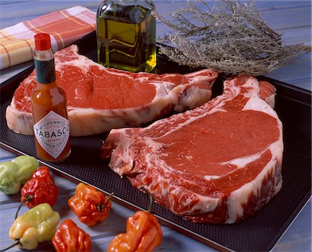 preparing mexican-style rib of beef Foto de stock - Con derechos protegidos, Código: 825-05985858