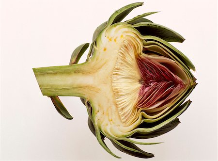 sliced artichoke Stock Photo - Rights-Managed, Code: 825-05985885