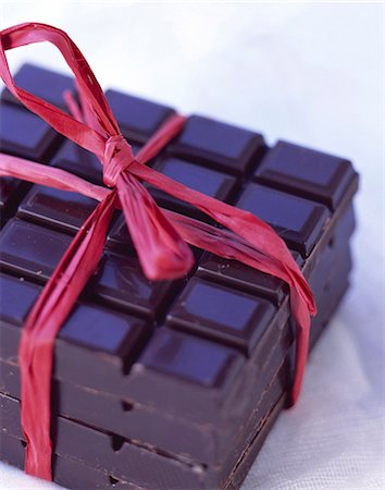 slab (food) - Dark chocolate Stock Photo - Rights-Managed, Code: 825-05986226