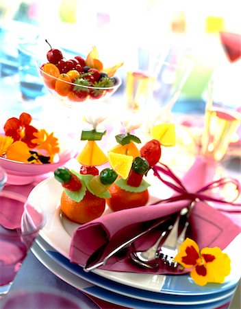 simsearch:825-06047962,k - decorated fruit Stock Photo - Rights-Managed, Code: 825-05986358