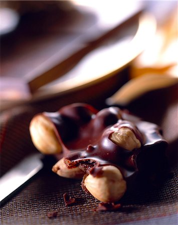 hazelnut chocolate Stock Photo - Rights-Managed, Code: 825-05986542