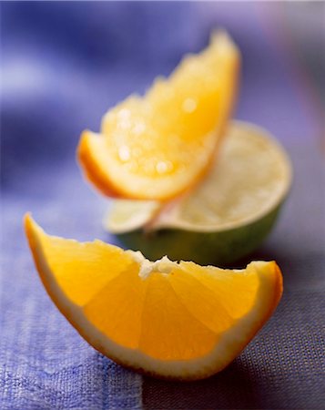 segments oranges et citron vert Photographie de stock - Rights-Managed, Code: 825-05986582