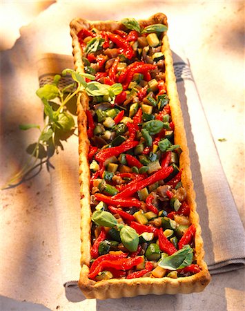 simsearch:825-06315227,k - Ratatouille tart Stock Photo - Rights-Managed, Code: 825-05986793