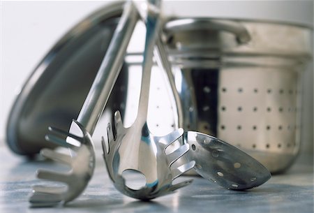stainless steel - kitchen utensils Stock Photo - Rights-Managed, Code: 825-05986855