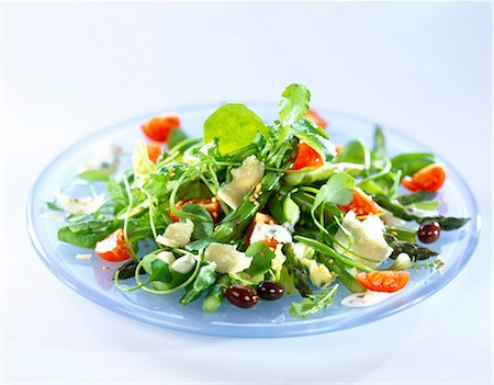 flaked - Salade italienne Photographie de stock - Rights-Managed, Code: 825-05986880